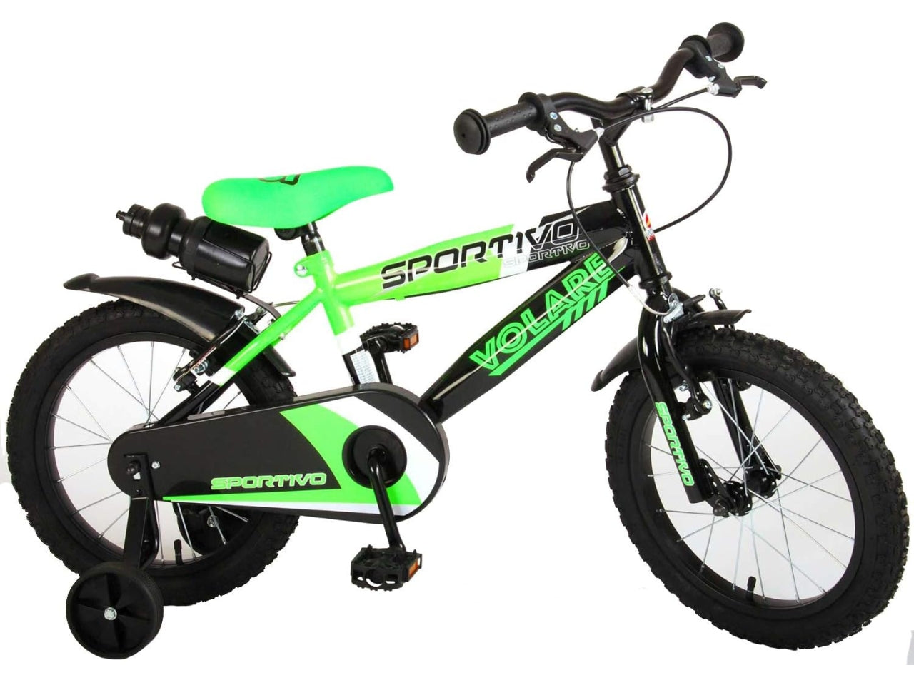 Bici dy sportivo verde 16' sfera