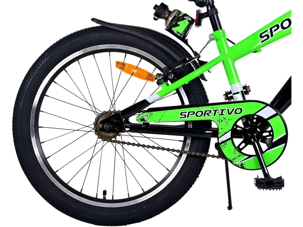 Bici Sportivo verde 20 pollici sfera