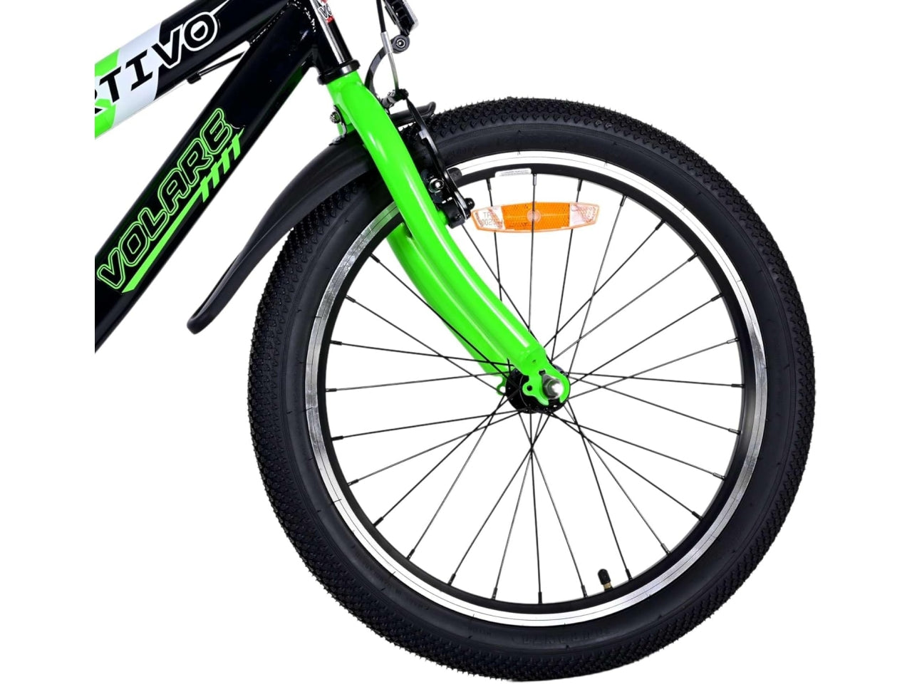 Bici Sportivo verde 20 pollici sfera