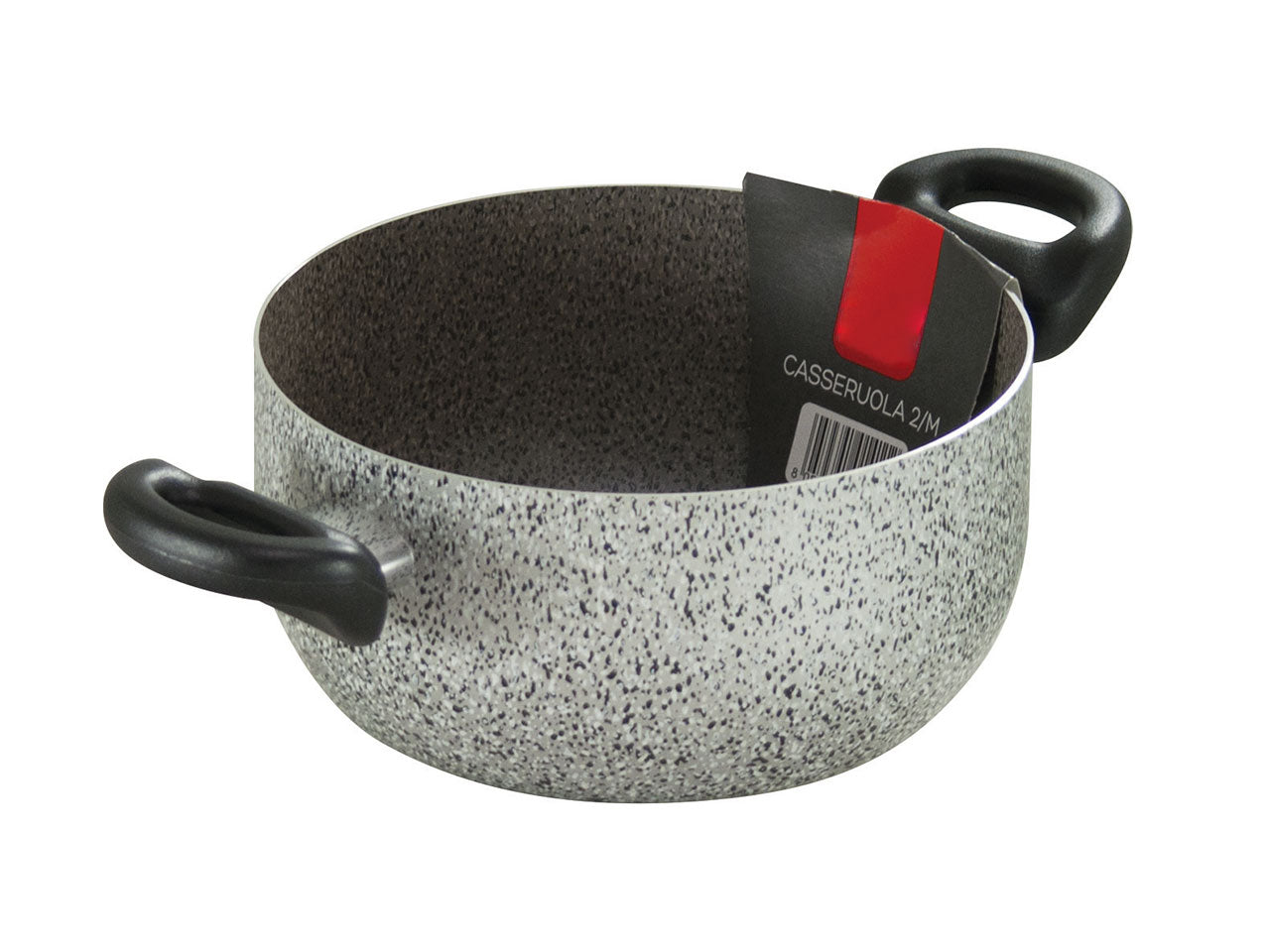 Casseruola 2m d.20cm linea janet 2.0 con rivestimento antiaderente e antigraffio