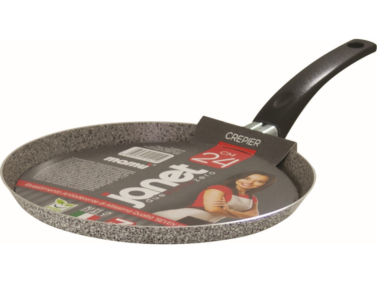 Crepier d.20cm linea janet 2.0 con rivestimento antiaderente e antigraffio misura