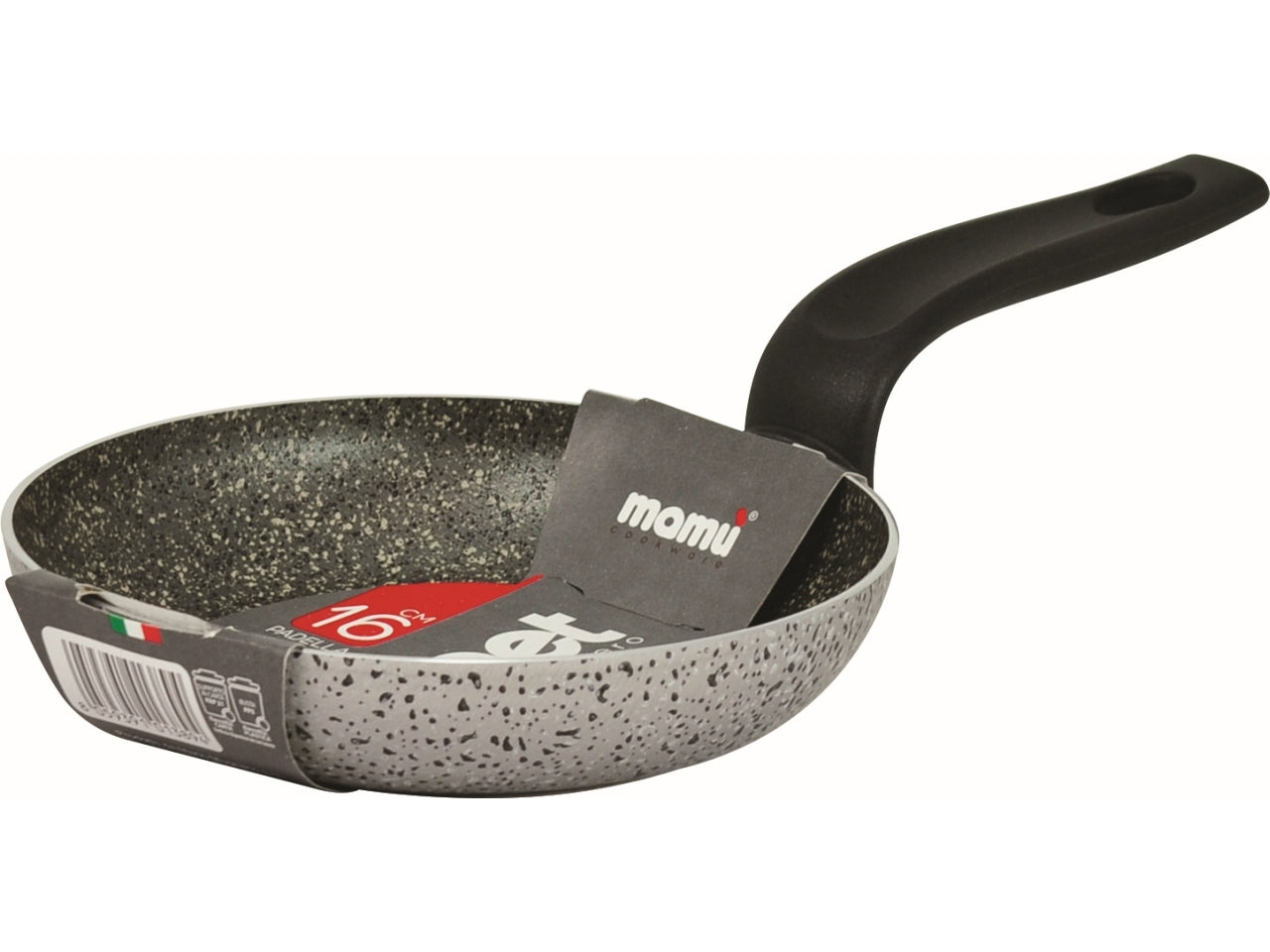 Padella per pancake da 16cm antiaderente in alluminio colore grigio, Linea Janet - Mamù