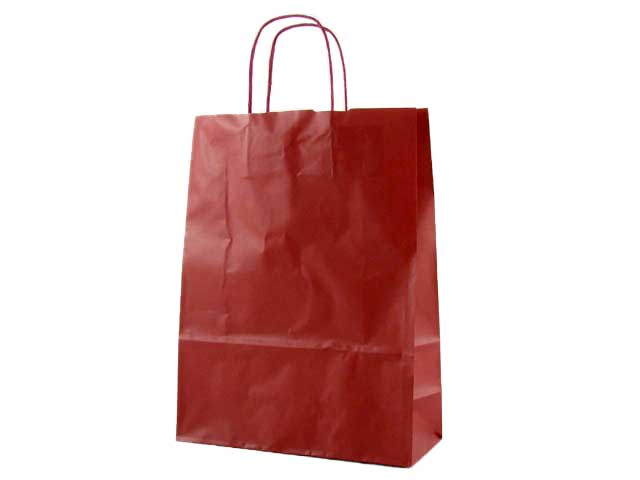 Busta cordino bordeaux 26x11x35cm