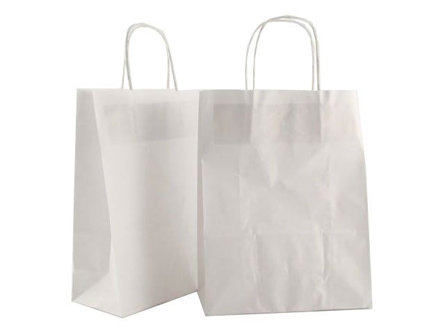 Busta cordino bianca 22x10x29cm