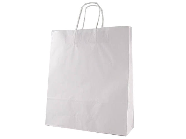 Busta cordino bianca 36x12x41cm