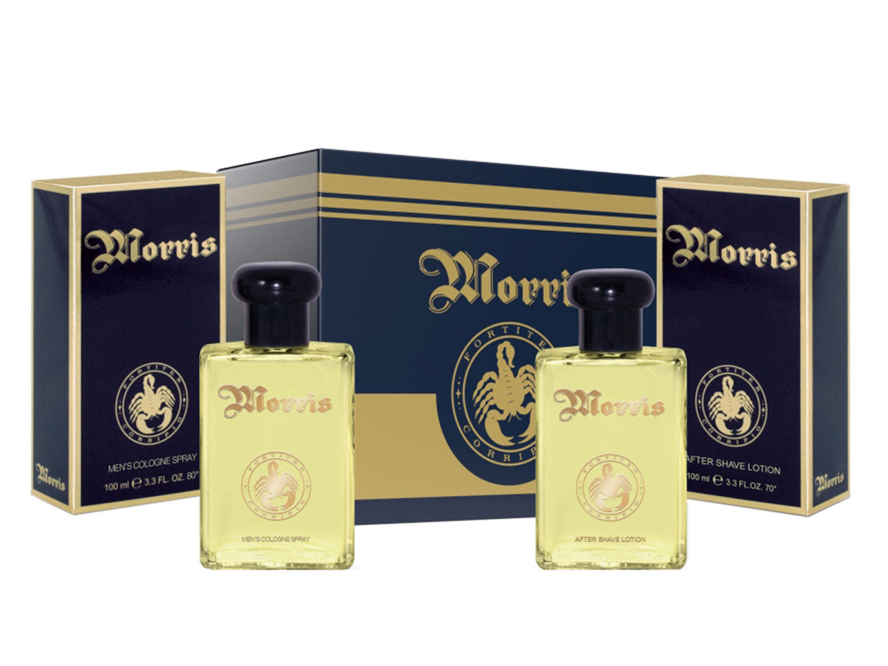 Morris cologne cofanetto regalo contenente eau de toilette da 100ml e after shave da 100ml
