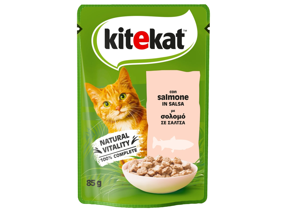 Kitekat salmone in salsa 85gr$