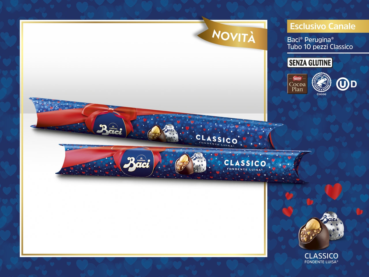 Baci tubo classico 125g$