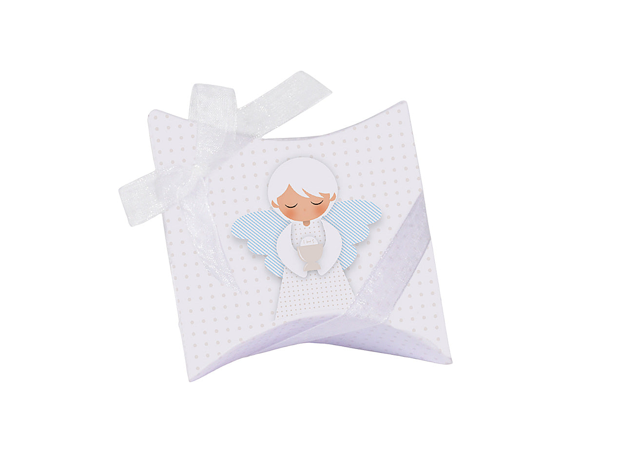 Scatola sweet angels azzurra 10 pezzi 1020100i