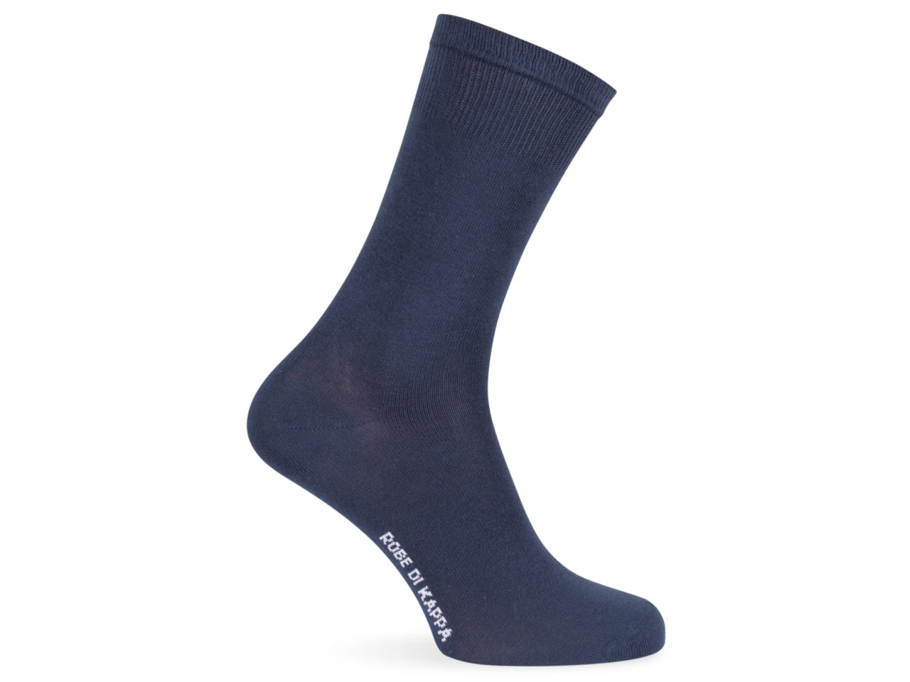 Calza corta da uomo maglia jersey in cotone - pack da 1 paio - blu marine 39/42