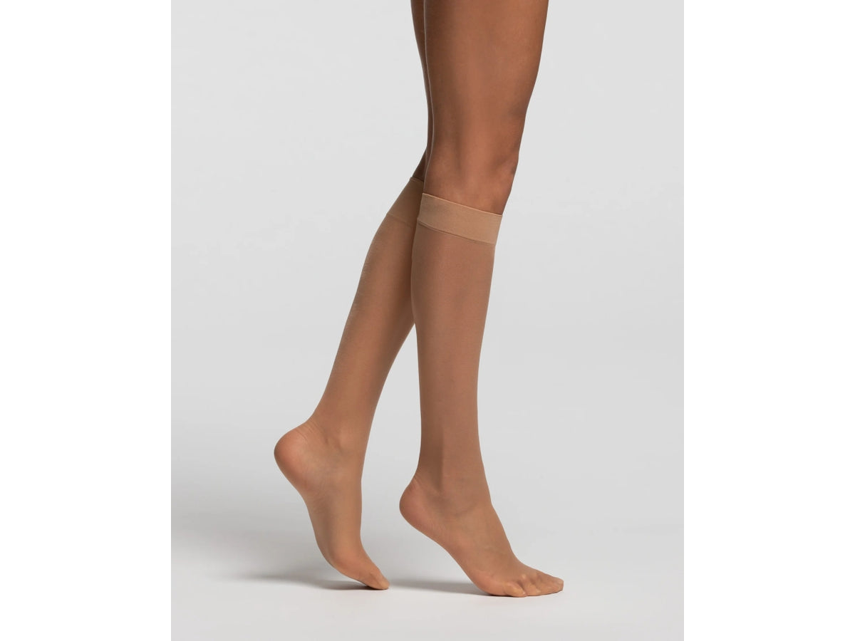 Gambaletti da donna 20 denari classico taglia unica colore polvere dorata