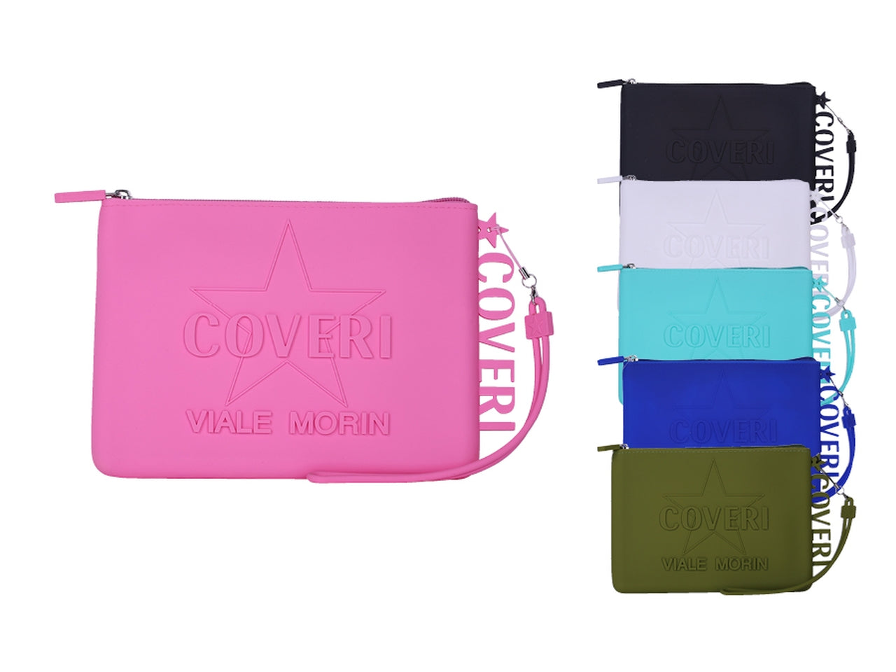 Borsello silicone m9 21x15x2cm coveri in 6 assortimenti