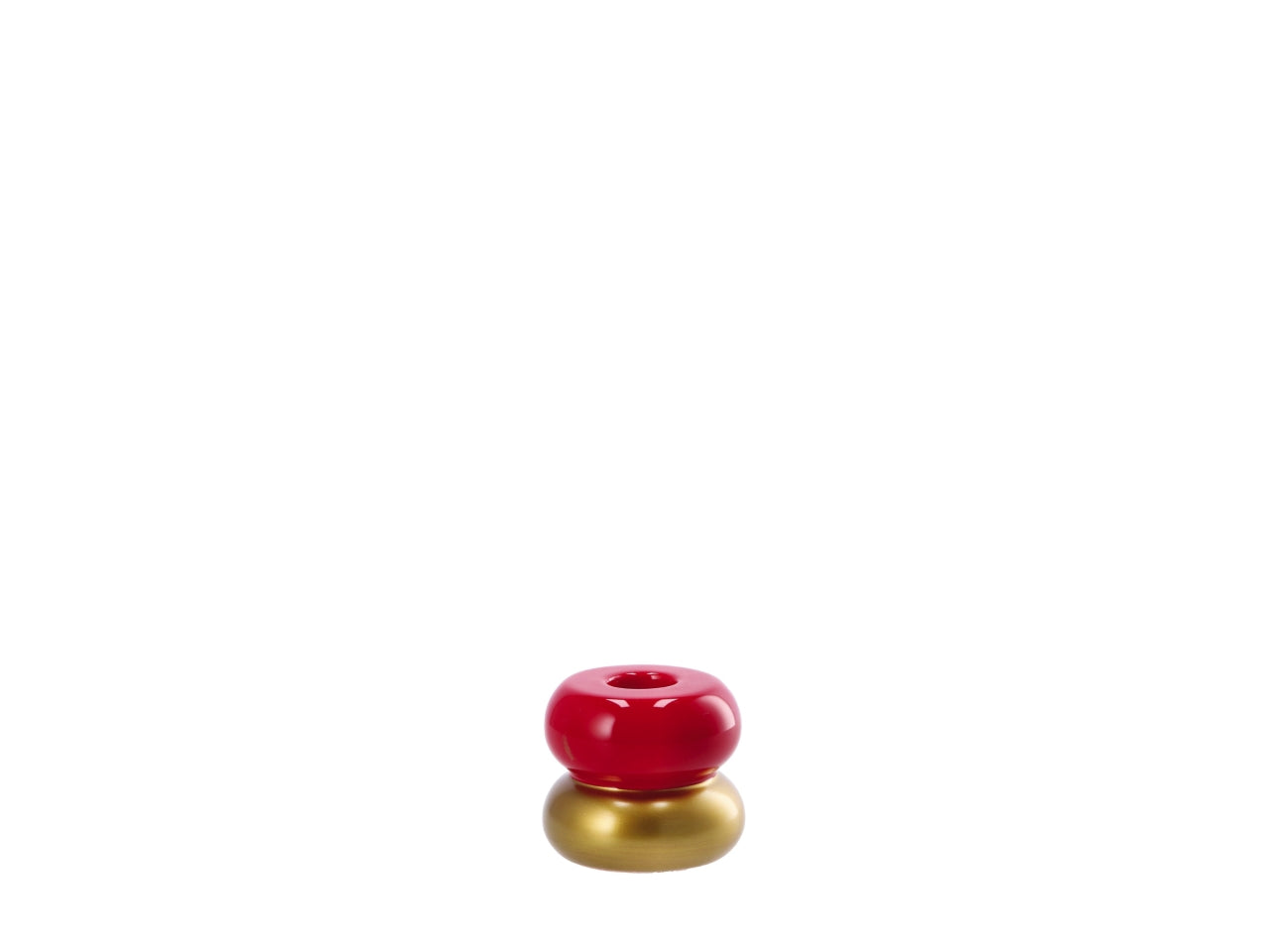 Porta candela natalizio in ceramica d.6,5h6cm - assortito