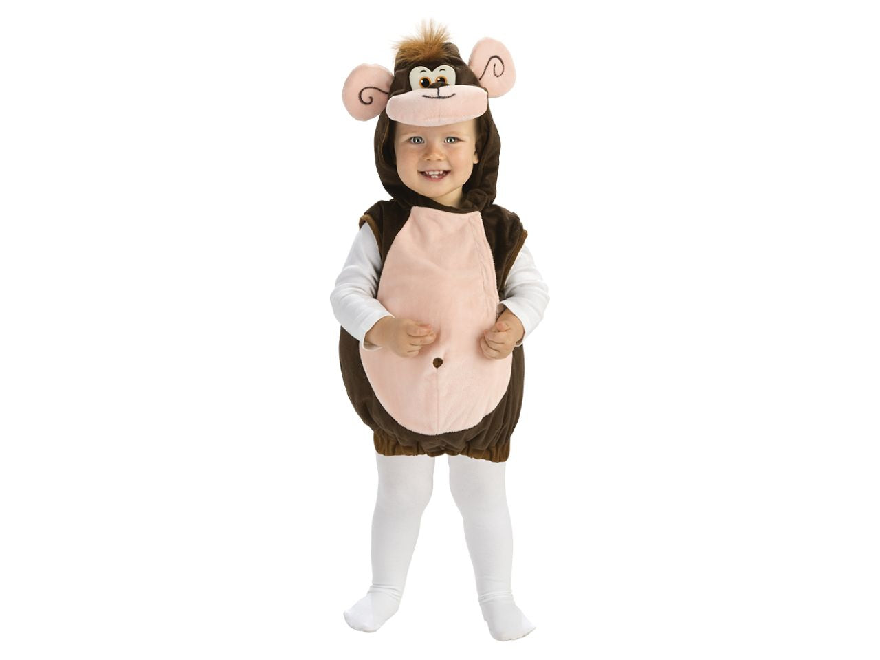 Rubies vestito scimmia taglia 1-2 anni per bambini - tuta con cappuccio