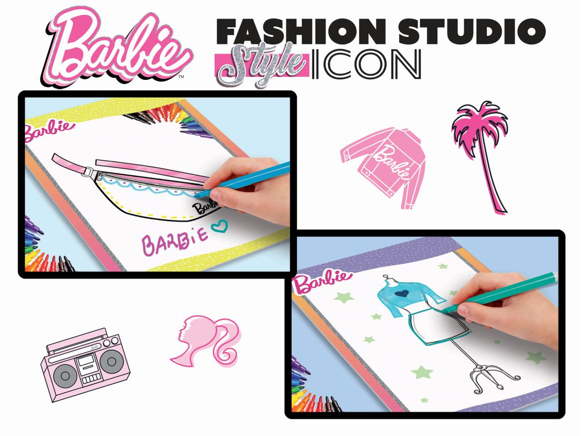 Barbie sketchbook style icon fashion studio