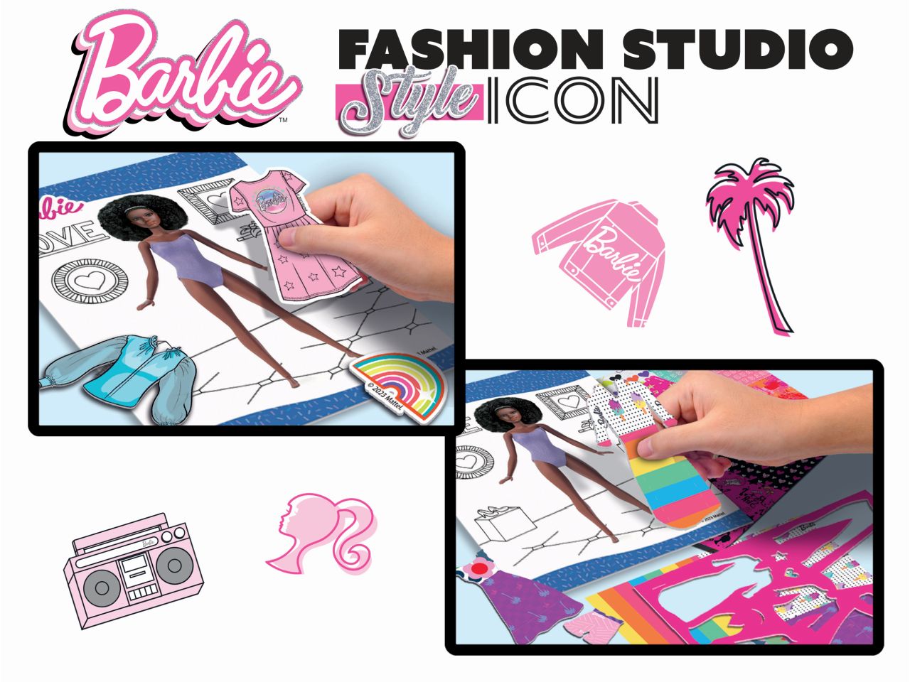Barbie sketchbook style icon fashion studio