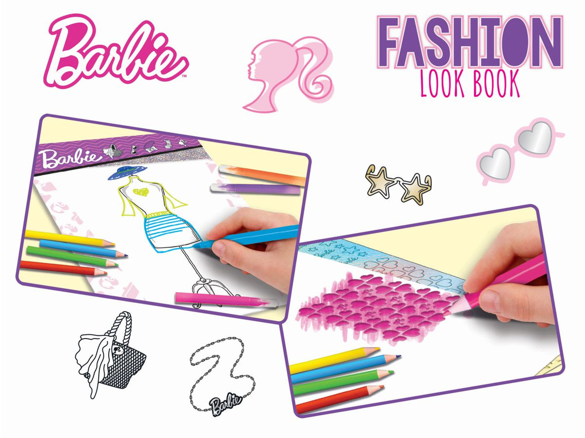 Barbie sketchbook fashion look book