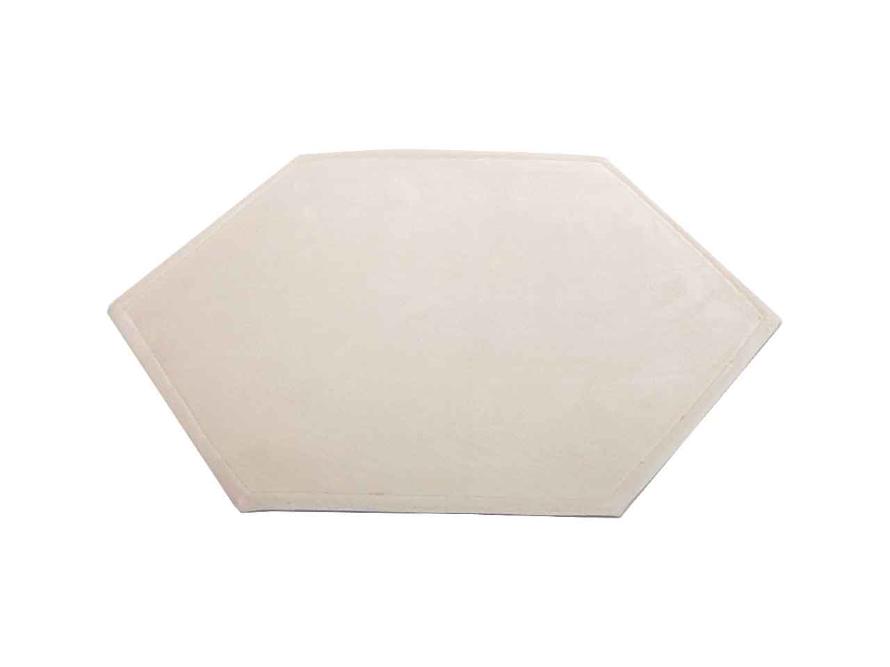 Tovaglietta velluto 46x34 bianca $