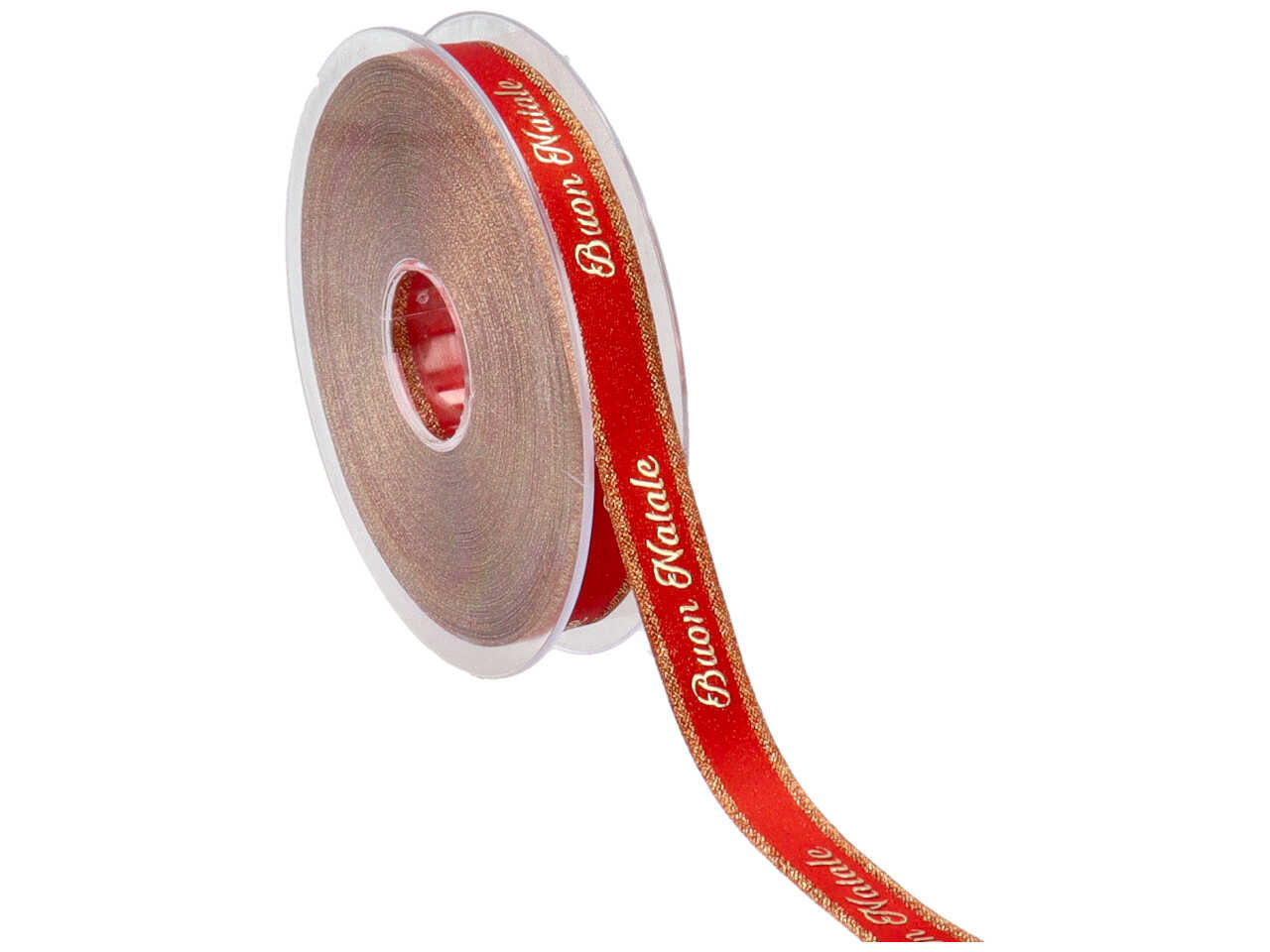 Nastro fashion buon natale st.ser.lam. oro 15mmx20mt rosso/oro