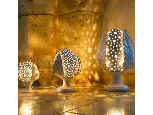 Pomo lampada 20cm. pumlamp20