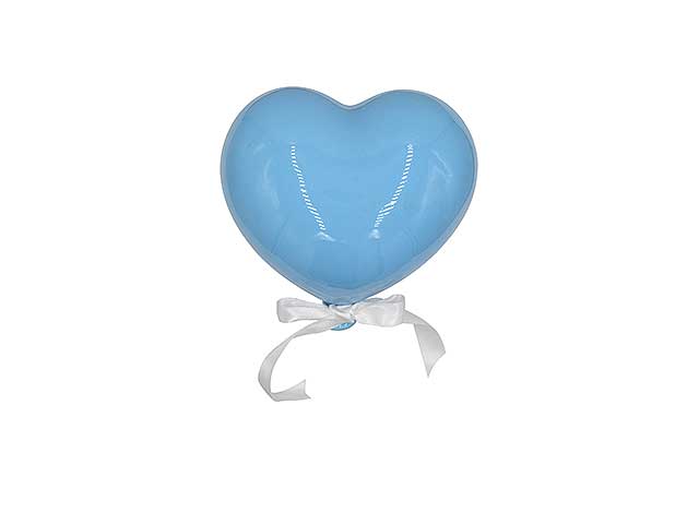Pallone cuore 6cm con magnete celeste cuore0