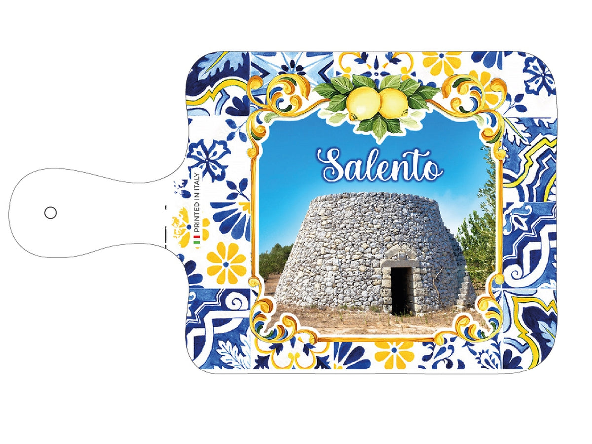 Tagliere rettangolare maiolica Salento