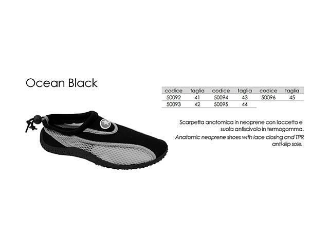 Scarpette ocean black tg.41