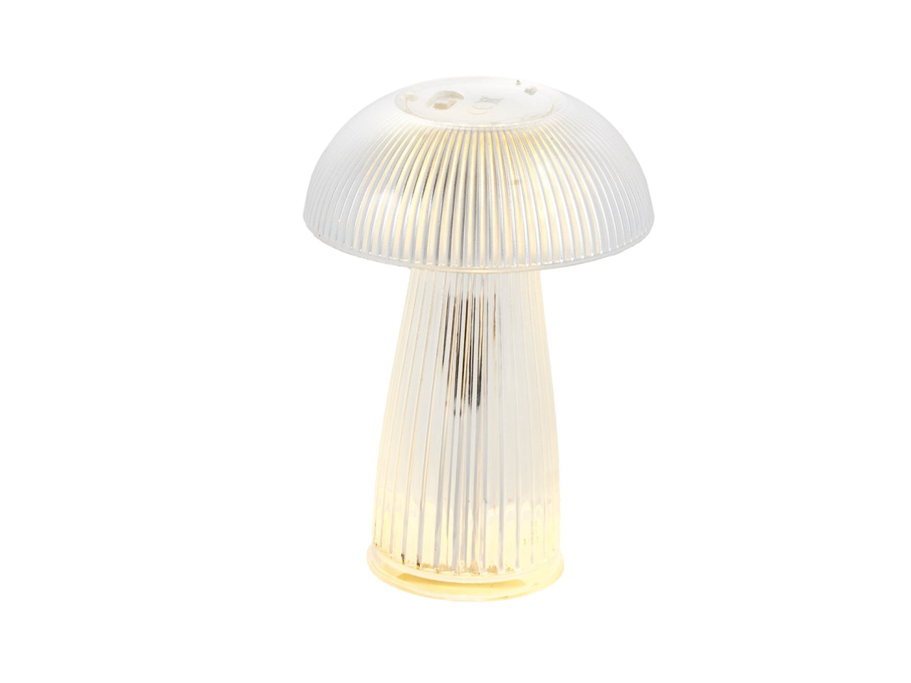 Lampada a funghetto con led in plastica 8,5x12 cm