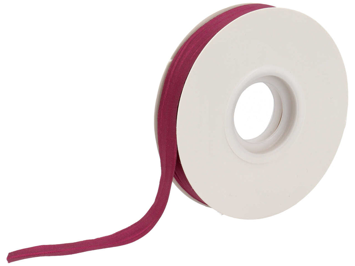 Satin arricciato borgogna 15mmx50m