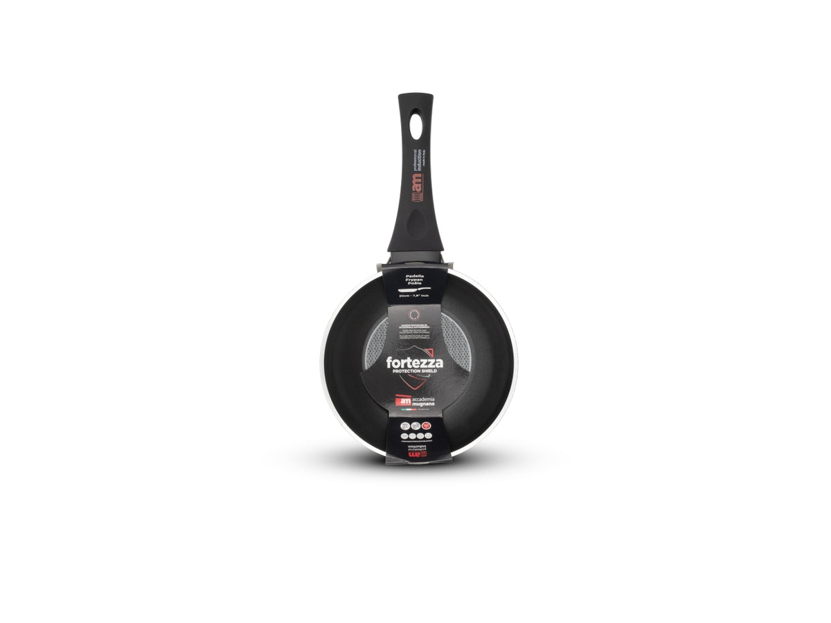 Padella in alluminio per induzione Fortezza Protection 26 cm, Made in Italy - Accademia Mugnano