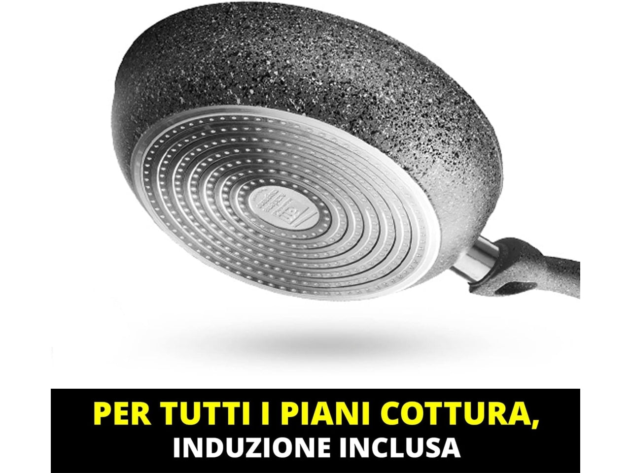 Cuore di pietra padella cm.22 per induzione