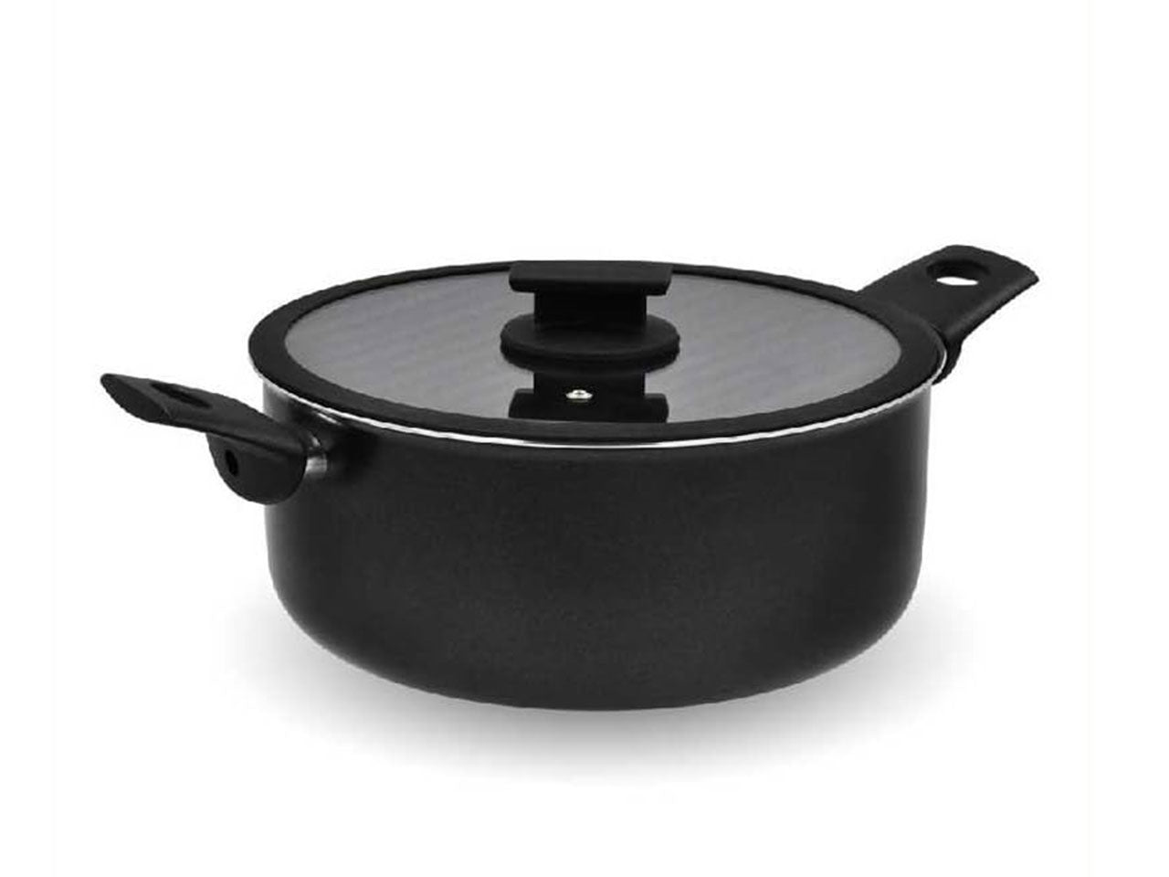 Vulcano cass.la 2ma cm.26 coperchio vetro bordo in silicone