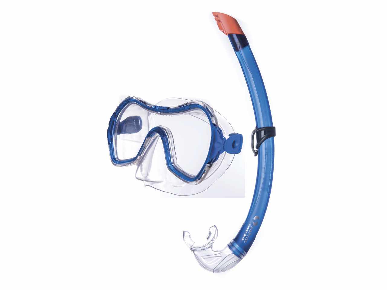 Maschera da sub rainbow trasparente colori assortiti