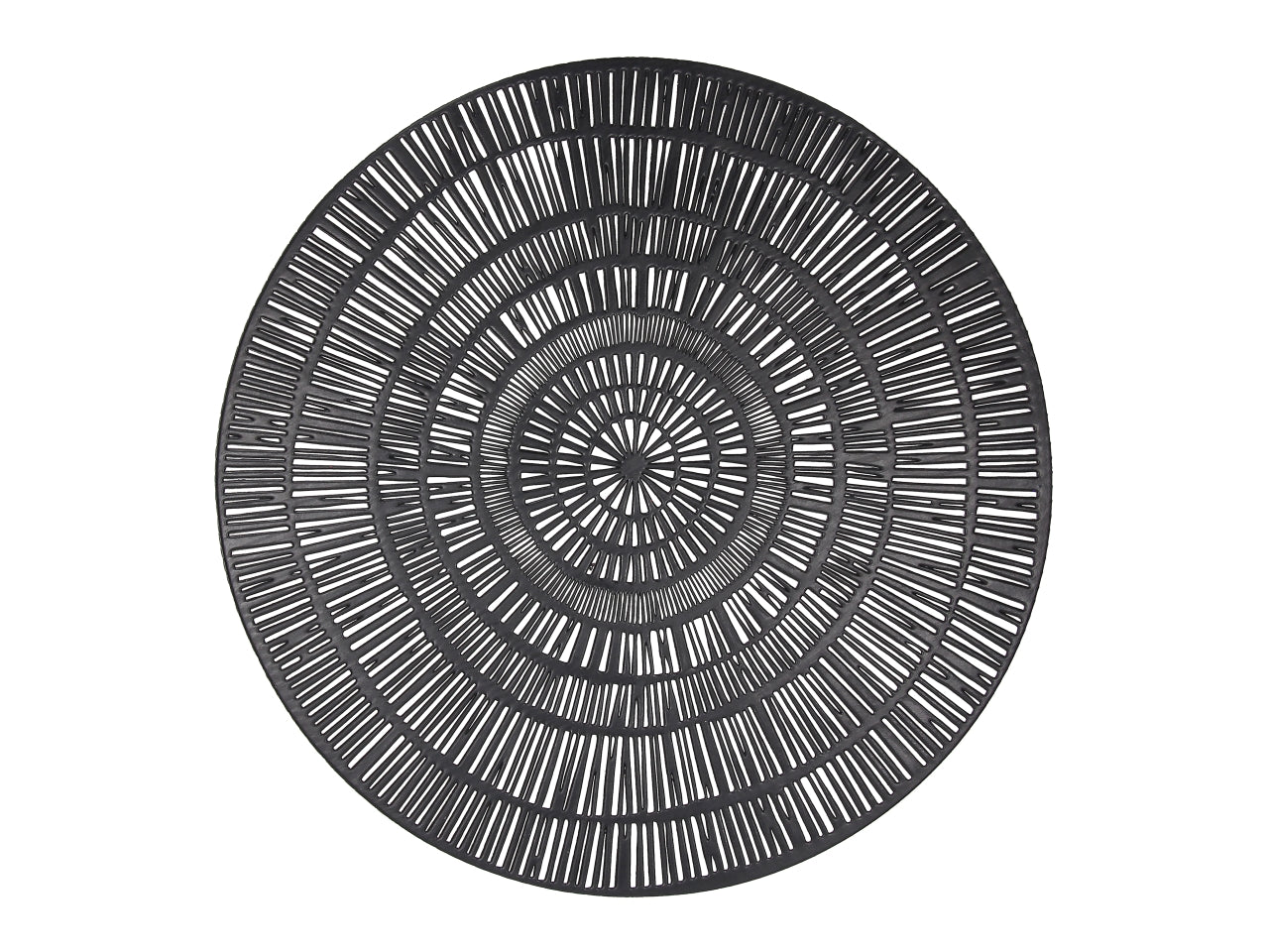 Tognana tovaglietta diametro 38cm nera in pvc