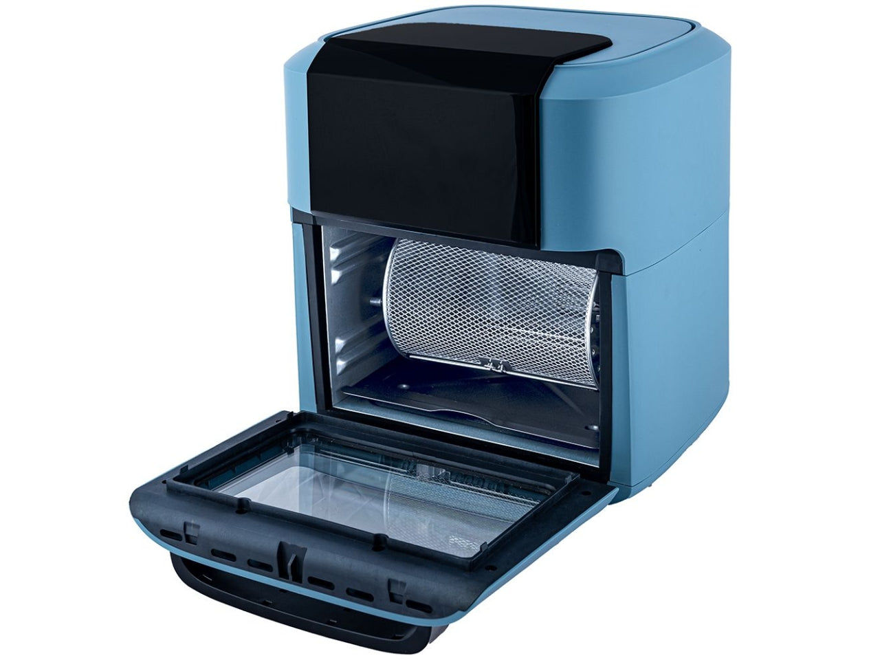 Friggitrice ad aria Tognana 11 L vintage in plastica e acciaio inox carta da zucchero e nero 32,5x41x32 cm