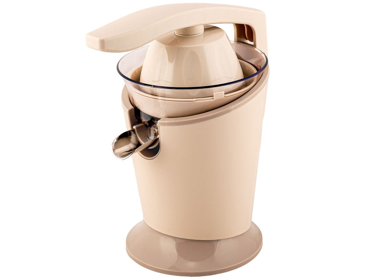 Spremiagrumi Tognana elettrico vintage in plastica e acciaio inox champagne 16x23x27 cm
