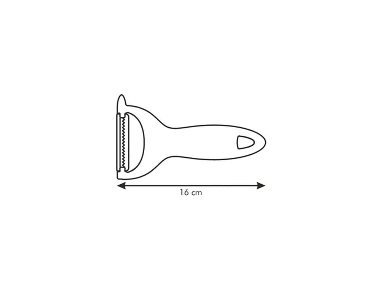 Pelapatate sbucciatore 16 cm Tescoma Presto arancione