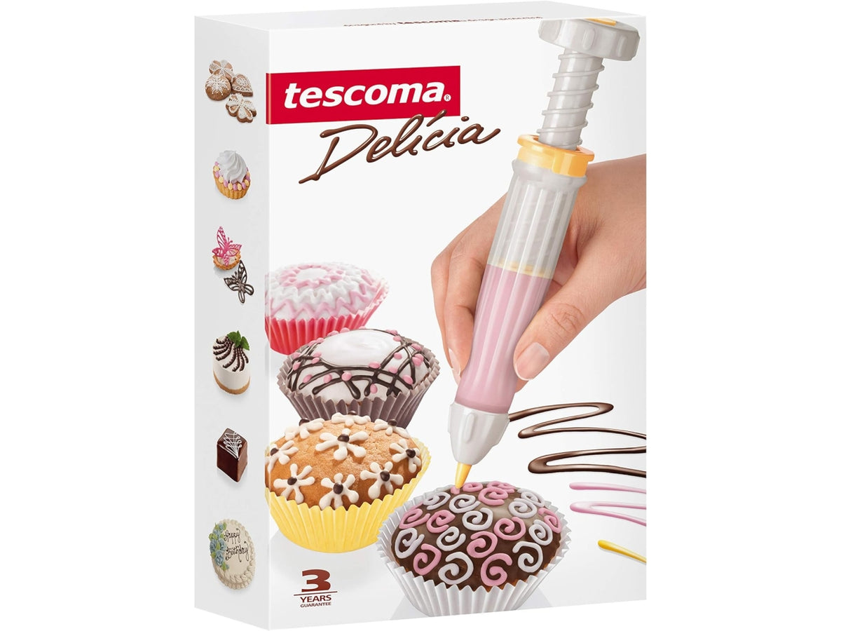 Penna Decora Dolci Tescoma Delicia 15 cm con 5 beccucci