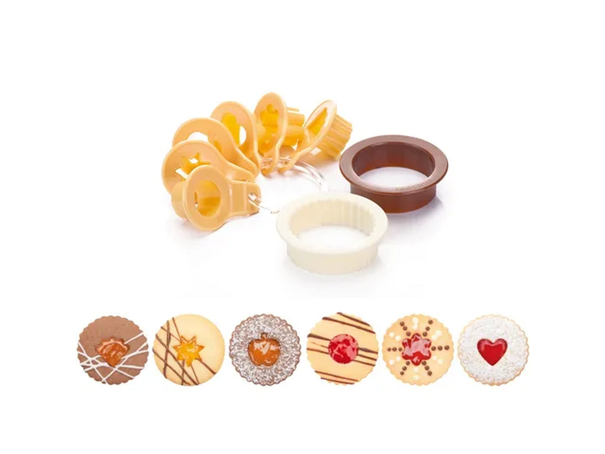 Tagliabiscotti per frollini 6cm 8 pezzi Tescoma Delicia