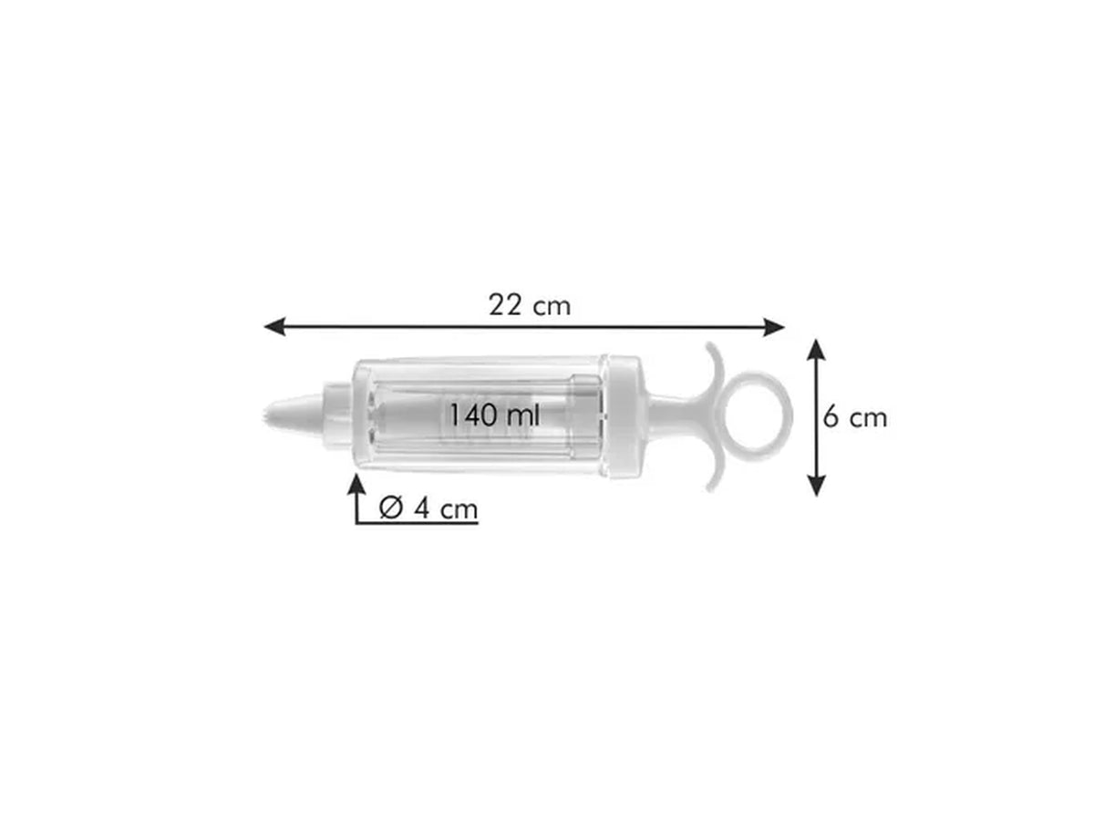 Siringa per Dolci con 8 beccucci Tescoma Delicia in plastica 140ml