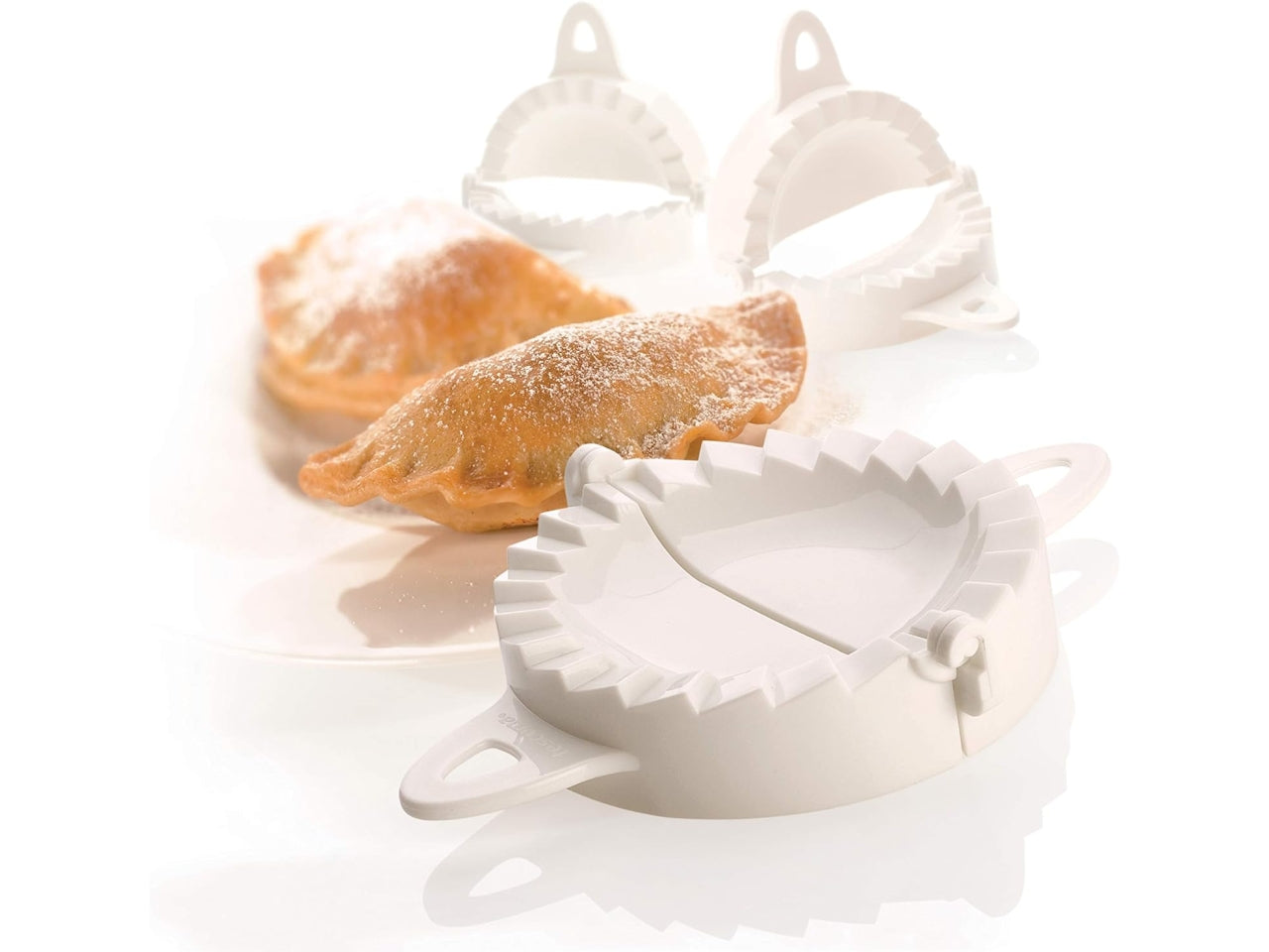 Forme per ravioli panzerotti 4 pezzi 6 8 10 12 cm Tescoma Delicia