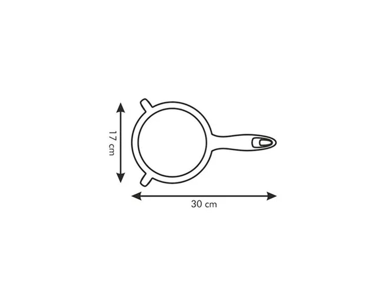 Colino a maglia fine in acciaio inox 17cm Tescoma Presto