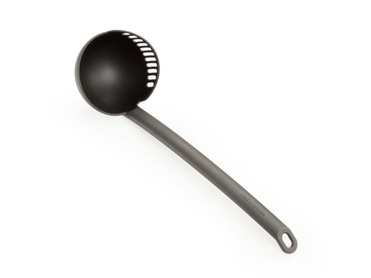 Mestolo scolatutto in nylon nero 31 cm Tescoma Space