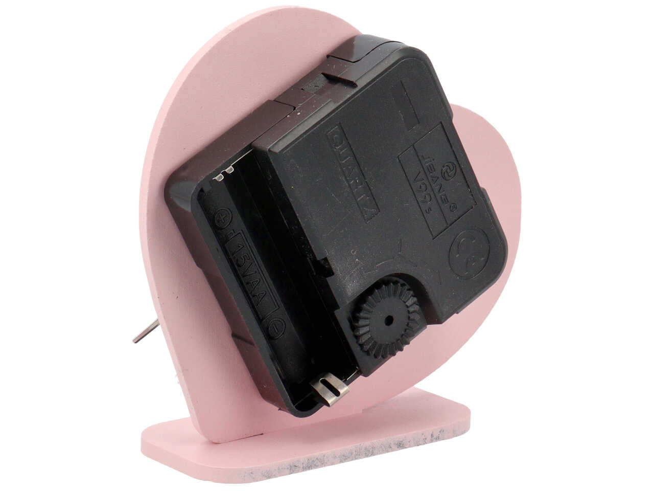 Orologio cuore orsetto rosa