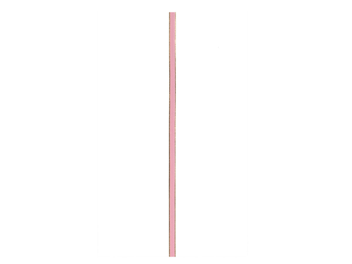 Cordino in ecopelle 0,3cmx50m di colore rosa e oro