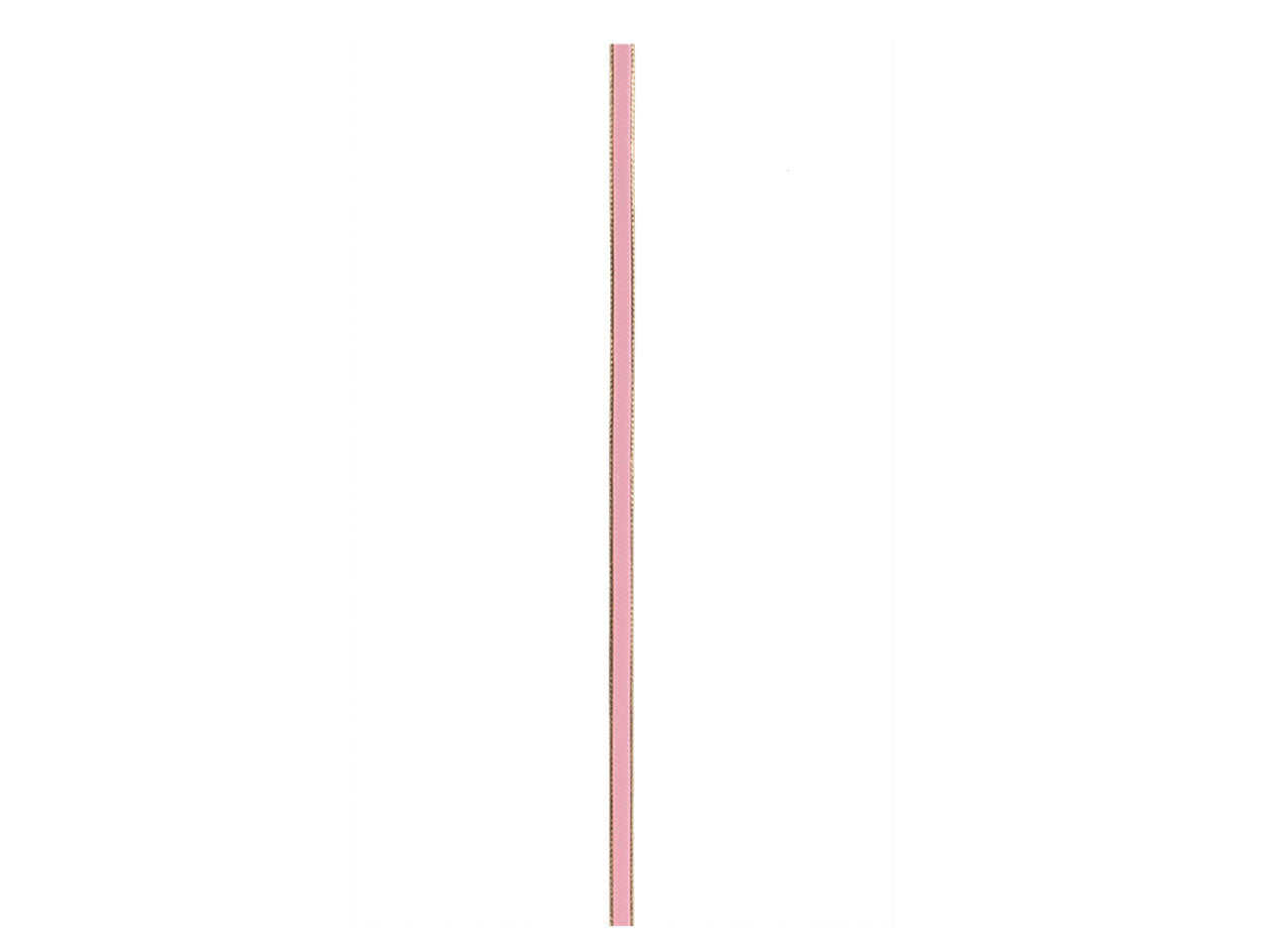 Cordino in ecopelle 0,3cmx50m di colore rosa e oro