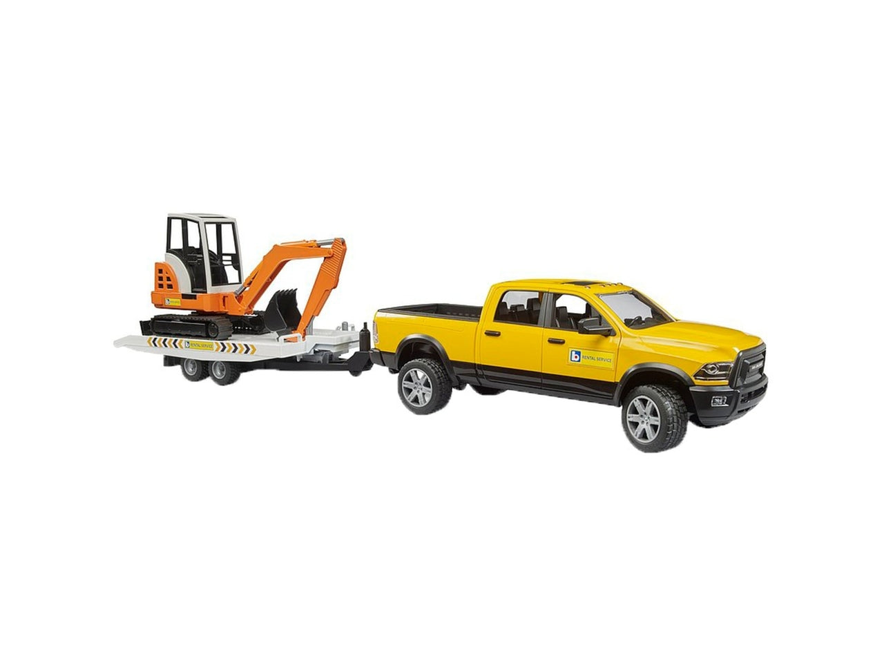 Ram 2500 power wagon con rimorchio e mini scavatore
