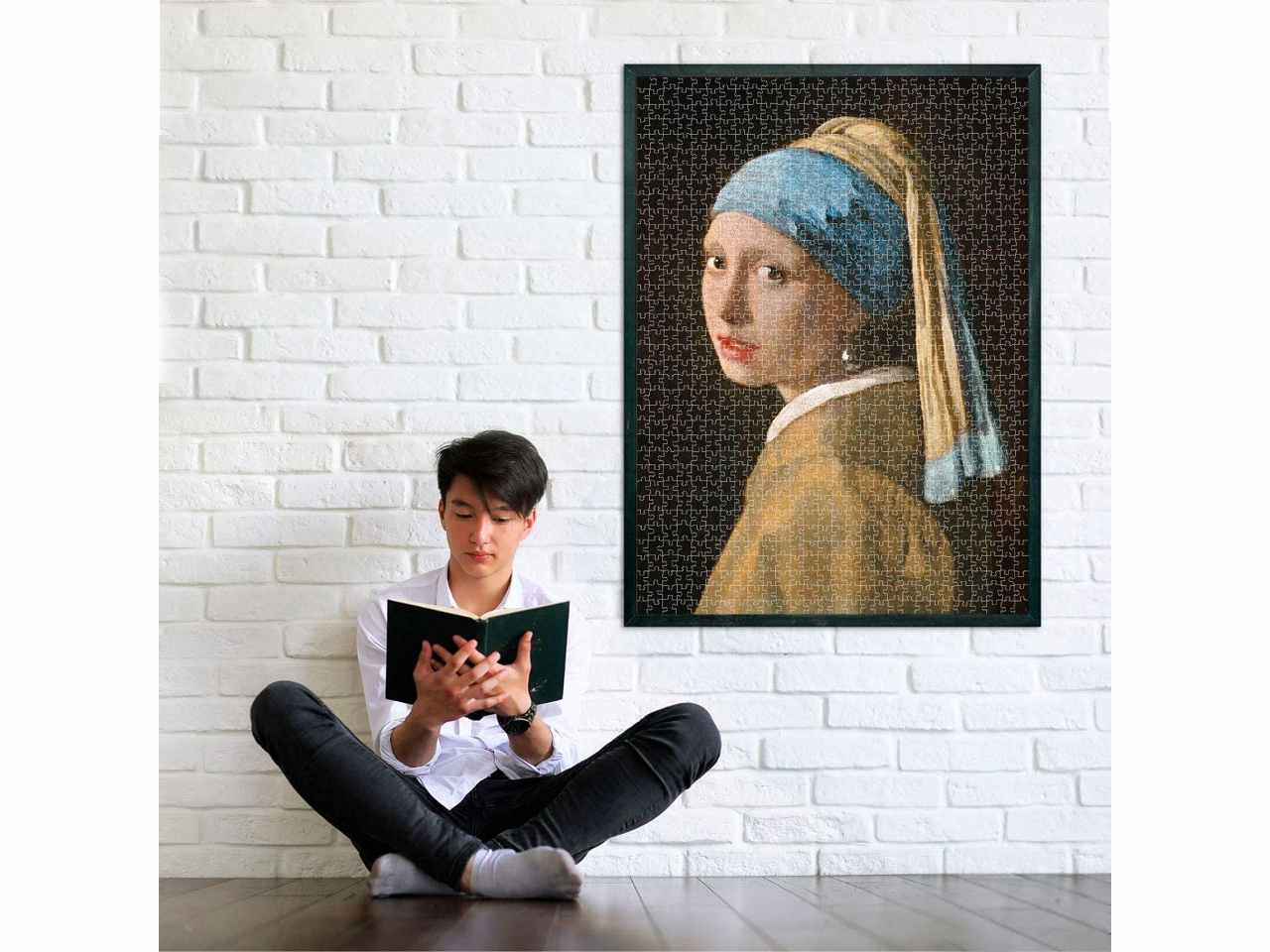 Puzzle 1000 pezzi museum girl with pearl 39614