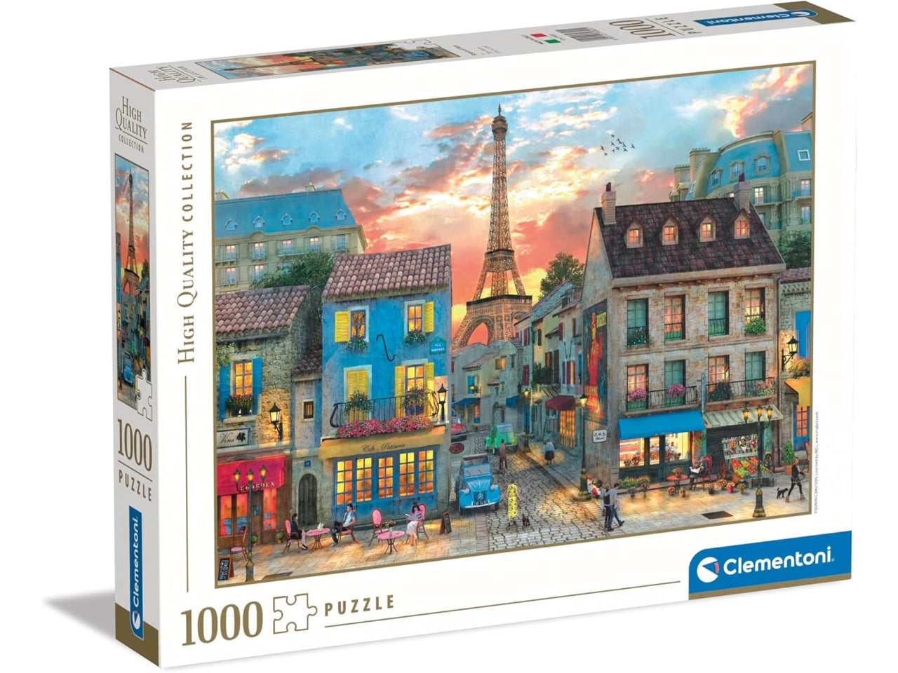 Puzzle 1000 pezzi hqc streets of paris 2024