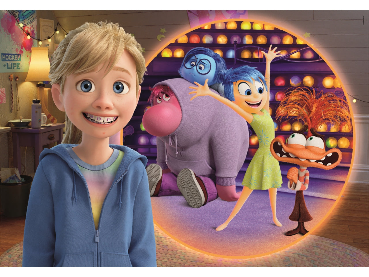 Puzzle 104 pezzi maxi inside out
